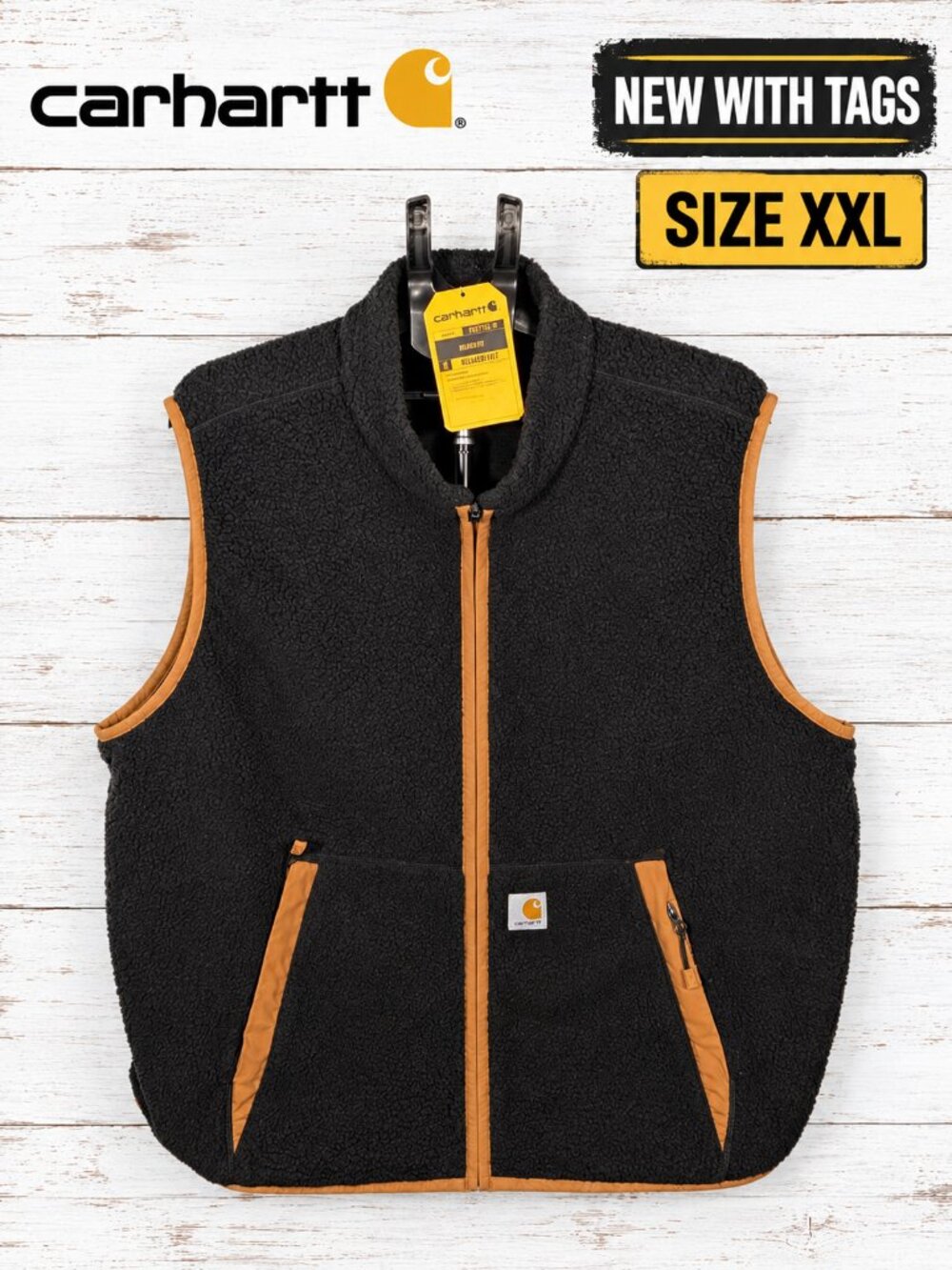 Carhartt Sherpa Fleece Vest Size XXL